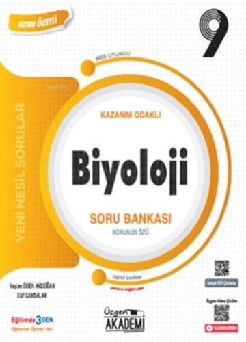 Konunun Özü - Biyoloji - Soru Bankası - Yeni Ürün - 1