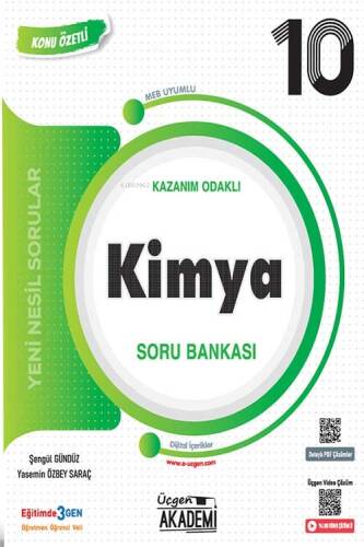 Konunun Özü - Kimya - Soru Bankası - Yeni Ürün - 1