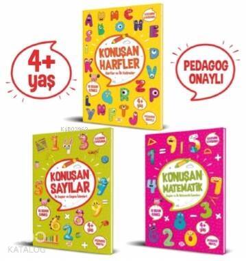 Konuşan Etkinlikler Serisi (4+ Yaş) (3 Kitap Takım) - 1