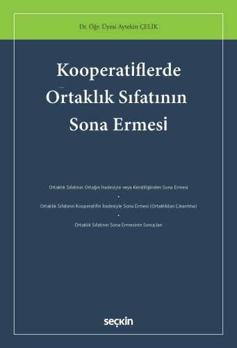 Kooperatiflerde Ortaklık Sıfatının Sona Ermesi - 1