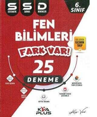 Koray Varol Akademi 6. Sınıf Fen Bilimleri Sistematik 25 Sarmal Deneme - 1