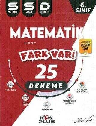 Koray Varol Akademi 6.Sınıf Matematik 25 Sistematik Sarmal Deneme - 1