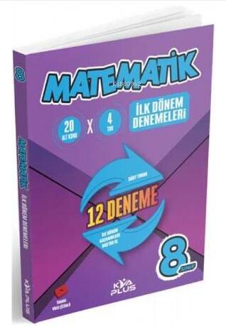 Koray Varol Plus 8. Sınıf LGS Matematik İlk Dönem Dememeleri - 1