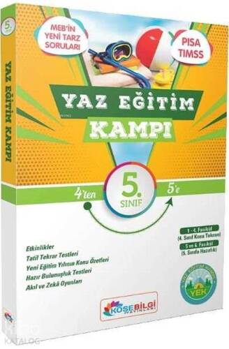 Köşebilgi Yayınları 5. Sınıf Yaz Eğitim Kampı KöşeBilgi - 1