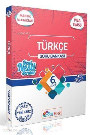 Köşebilgi Yayınları 6. Sınıf Türkçe Soru Bankası Köşebilgi - 1