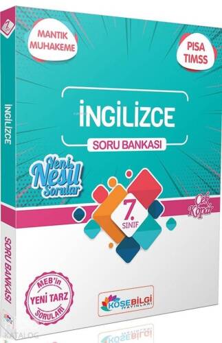 Köşebilgi Yayınları 7. Sınıf İngilizce Özet Bilgili Soru Bankası Köşebilgi - 1