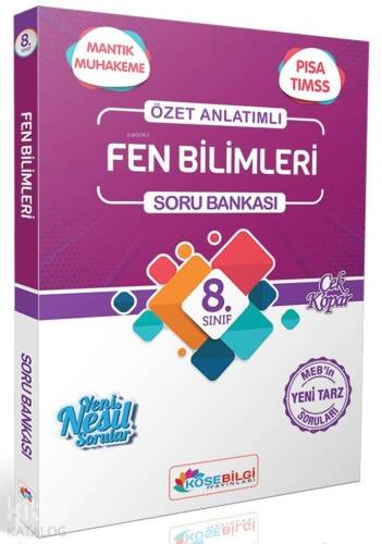 Köşebilgi Yayınları 8. Sınıf Fen Bilimleri Özet Anlatımlı Soru Bankası Köşebilgi - 1