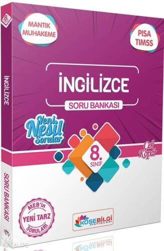 Köşebilgi Yayınları 8. Sınıf LGS İngilizce Özet Bilgili Soru Bankası Köşebilgi - 1