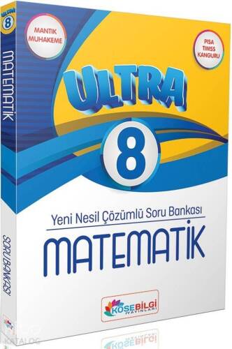 Köşebilgi Yayınları 8. Sınıf LGS Matematik Ultra Yeni Nesil Çözümlü Soru Bankası Köşebilgi - 1