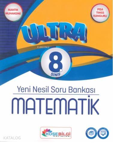 Köşebilgi Yayınları 8. Sınıf LGS Matematik Ultra Yeni Nesil Soru Bankası (Çözümsüz) Köşebilgi - 1