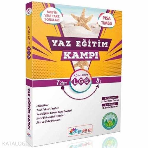 Köşebilgi Yayınları 8. Sınıf LGS Yaz Eğitim Kampı KöşeBilgi - 1