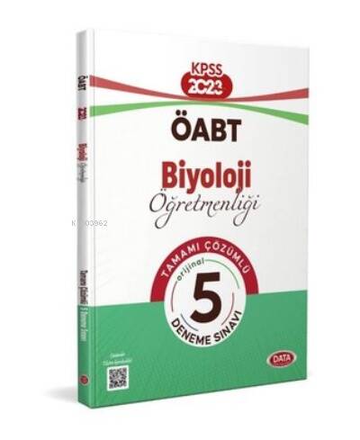 KPSS 2023 ÖABT Biyoloji Öğretmenliği - Tamamı Çözümlü Orijinal 5 Deneme Sınavı - 1