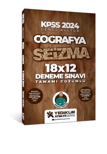 KPSS 2024 Genel Kültür Coğrafya SEİZMA 18X12 Tamamı Çözümlü Deneme Sınavı - 1