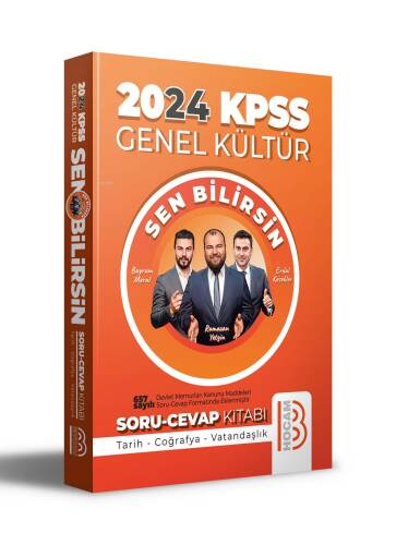 KPSS 2024 Genel Kültür Sen Bilirsin Tarih-Coğrafya-Vatandaşlık Soru Cevap Kitabı - 1