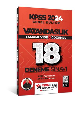 KPSS 2024 Genel Kültür Vatandaşlık Tamamı Video Çözümlü 18 Deneme Sınavı - 1