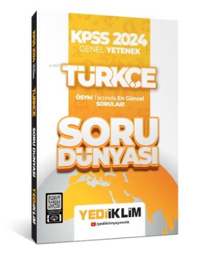 KPSS 2024 Genel Yetenek Türkçe Soru Dünyası - 1