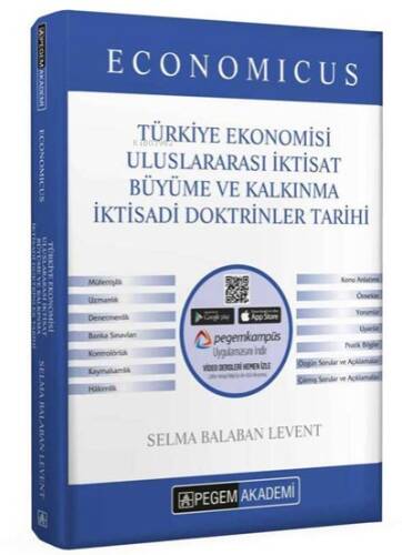 KPSS A Grubu Economicus Türkiye Ekonomisi, Uluslararası İktisat, Büyüme ve Kalkınma, İktisadi Doktrinler Tarihi Konu Anlatımı - 1