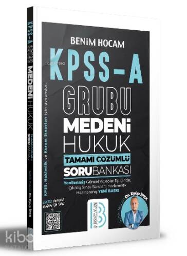 KPSS A Grubu Medeni Hukuk Tamamı Çözümlü Soru Bankası Benim Hocam Yayınları - 1