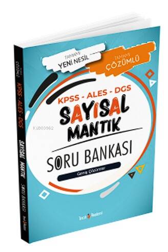 Kpss Ales Dgs Tamamı Çözümlü Sayısal Mantık Soru Bankası - 1