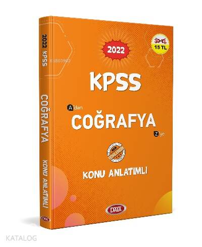 KPSS Coğrafya Konu Anlatımlı - 1