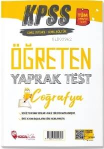 KPSS Coğrafya Öğreten Yaprak Test - 1