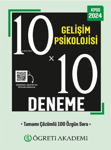 KPSS Eğitim Bilimleri 10X10 Gelişim Psikolojisi Deneme - 1