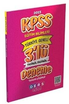 KPSS Eğitim Bilimleri 3 'Lü Fasikül Fasikül Deneme Sınavı Ders Koçu - 1