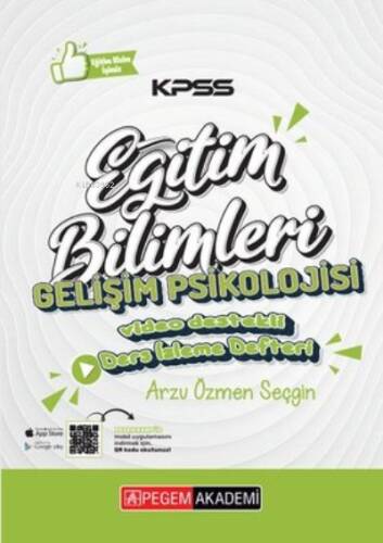 KPSS Eğitim Bilimleri Gelişim Psikolojisi Ders İzleme Defteri - 1