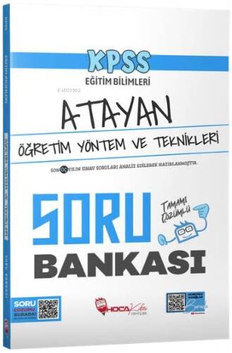 KPSS Eğitim Bilimleri Öğretim Yöntem ve Teknikleri Atayan Soru Bankası Çözümlü - 1