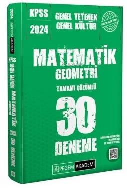 KPSS Genel Kültür Genel Yetenek Matematik - Geometri 30 Deneme - 1