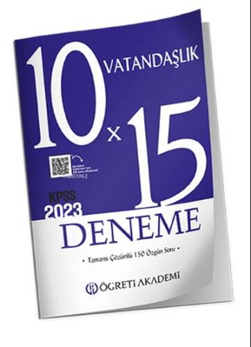 KPSS Genel Yetenek Genel Kültür 10X15 Vatandaşlık Deneme - 1