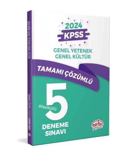 Kpss Genel Yetenek - Genel Kültür Tamamı Çözümlü 5 Fasikül Deneme - 1