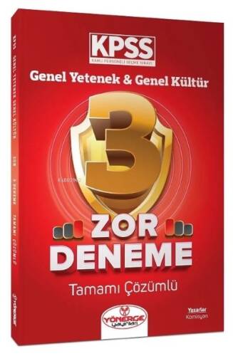 KPSS Genel Yetenek Genel Kültür Zor 3 Deneme Çözümlü - 1