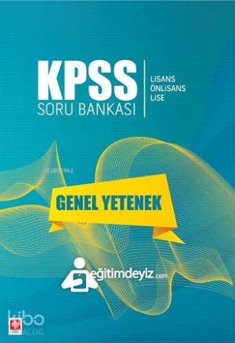 KPSS Genel Yetenek Soru Bankası; Lisans - Önlisans - Lise - 1