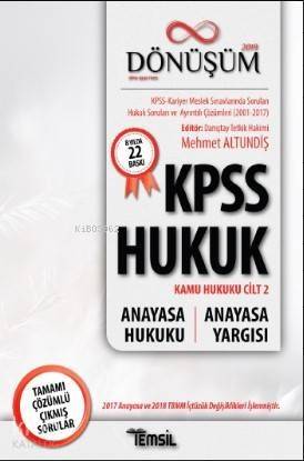 KPSS Hukuk - Dönüşüm - Anayasa Hukuku - Anayasa Yargısı - 1