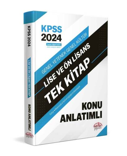 Kpss Lise Ve Ön Lisans Tek Kitap Konu Anlatımlı - 1