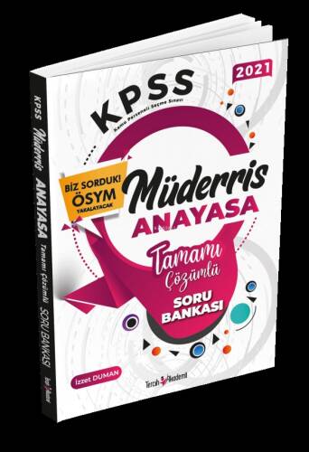 Kpss Müderris Anayasa Tamamı Çözümlü Soru Bankası - 1