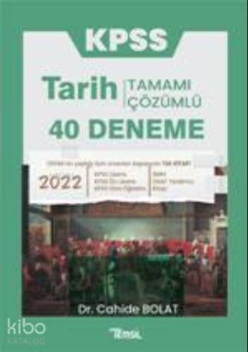 Kpss Tarih 40 Deneme Tamamı Çözümlü - 1