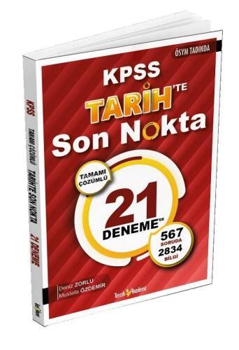 Kpss Tarihte Son Nokta 21 Çözümlü Deneme - 1