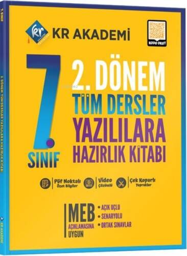 Kr Akademi 7. Sınıf 2. Dönem Tüm Dersler Yazılılara Hazırlık Kitabı - 1