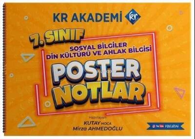 Kr Akademi 7. Sınıf Sosyal Bilgiler - Din Kültürü ve Ahlak Bilgisi Poster Notlar - 1