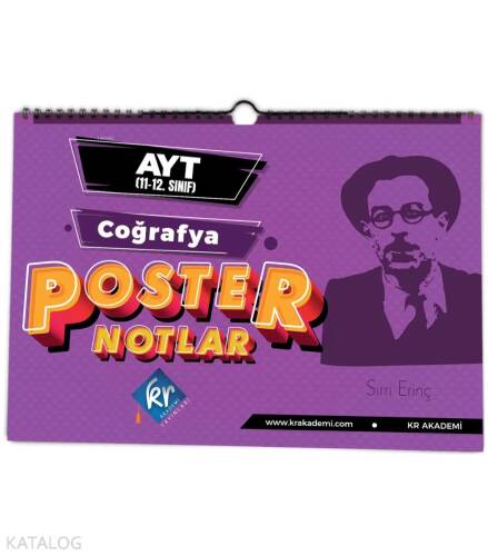 Kr Akademi AYT Coğrafya Poster Notlar - 1