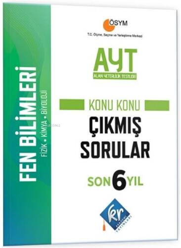 KR Akademi AYT Fen Bilimleri Son 6 Yıl Konu Konu Çıkmış Sorular - 1