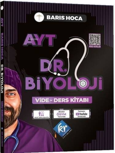 Kr Akademi Barış Hoca AYT Dr Biyoloji Video Ders Kitabı - 1