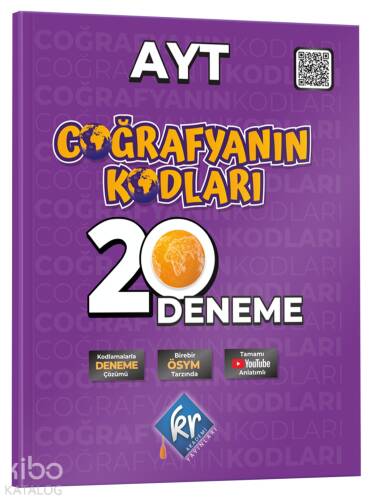 Kr Akademi Coğrafyanın Kodları AYT Coğrafya Çözümlü 20 Deneme - 1