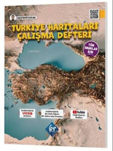 Kr Akademi Coğrafyanın Kodları Türkiye Haritaları Çalışma Defteri (Tüm Sınavlar İçin) - 1