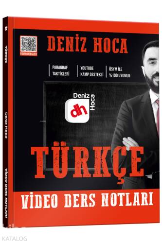 KR Akademi Deniz Hoca Tüm Sınavlar İçin Türkçe Video Ders Kitabı - 1