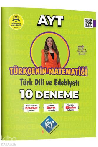 KR Akademi Gamze Hoca Türkçenin Matematiği AYT Türk Dili ve Edebiyatı 10 Deneme - 1