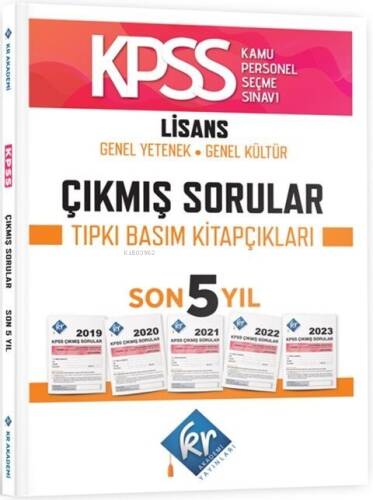 KR Akademi KPSS Genel Yetenek Genel Kültür Çıkmış Sorular Son 5 Yıl Tıpkı Basım Fasikülleri - 1