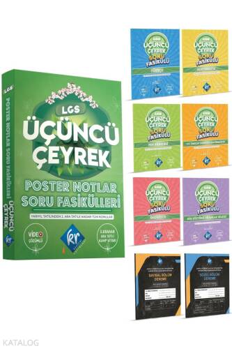 Kr Akademi LGS Üçüncü Çeyrek Poster Notlar Soru Fasikülleri (3. Çeyrek) - 1